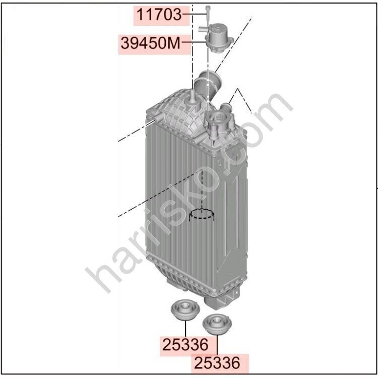 ИНТЕРКУЛЕР НА HYUNDAI TUCSON NX4 282702M400 28270-2M400