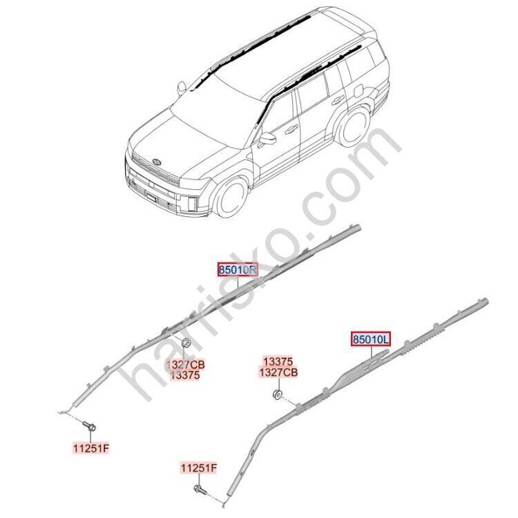 ПОДУШКА БЕЗОПАСНОСТИ БОКОВАЯ(ШТОРКА) ЛЕВАЯ НА HYUNDAI SANTAFE MX5 80410P6000