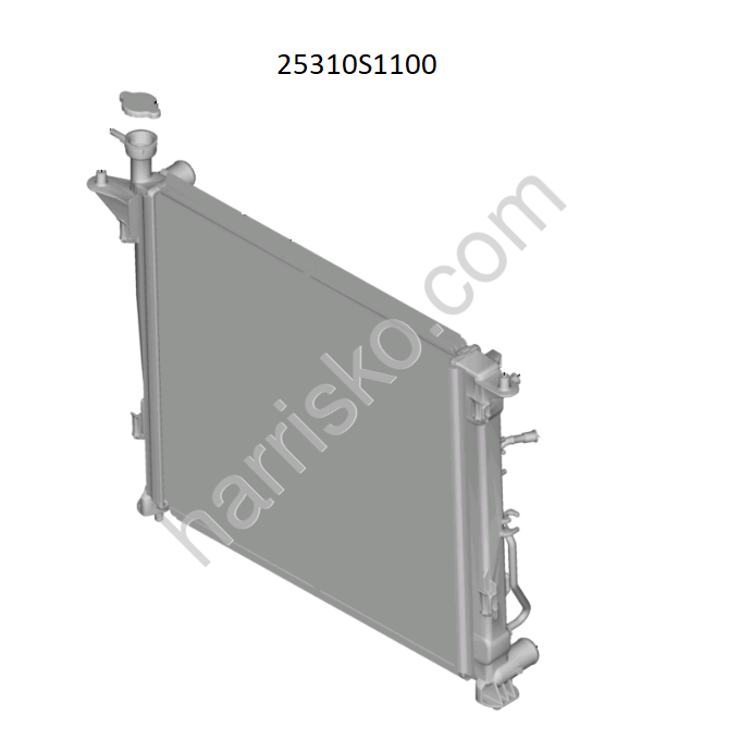 SANTAFE TM 25310S1100 РАДИАТОР ДВИГАТЕЛЯ