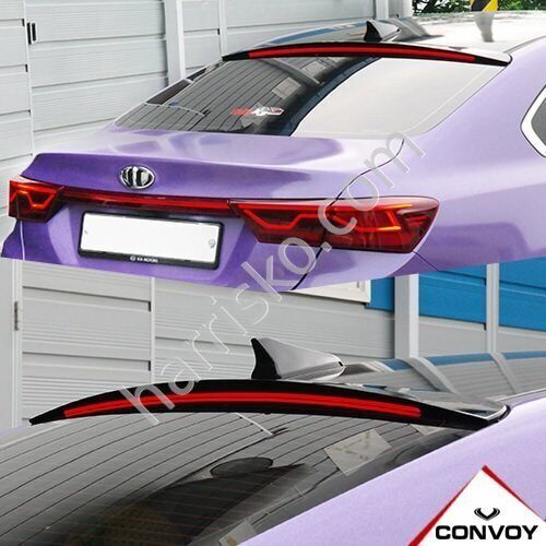 Козырек с диодным стоп сигналом на заднее стекло CONVOY на Kia Cerato K3 2018