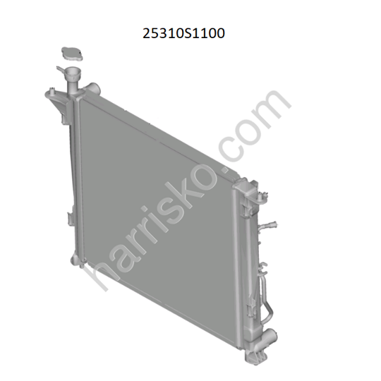 РАДИАТОР ДВИГАТЕЛЯ НА Hyundai Santa Fe TM 25310S1100