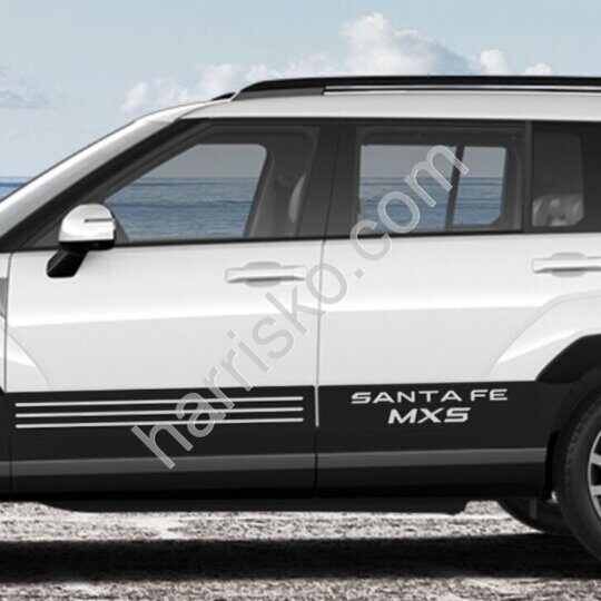 Наклейка боковой линии Santa FE MX5 Artx 4шт. Комплект