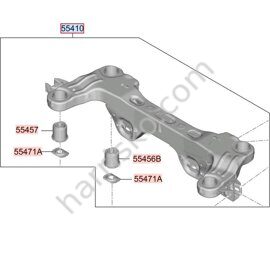 БАЛКА ЗАДНЯЯ НА KIA CARNIVAL KA4 2023- 55405R0000