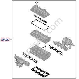 КОМПЛЕКТ ПРОКЛАДОК ДВИГАТЕЛЯ НА HYUNDAI/KIA 209202RH00