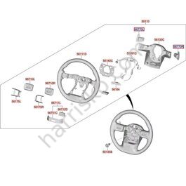 ЛЕПЕСТКИ КПП ПРАВАЯ НА HYUNDAI GRANDEUR GN7 96780N1000