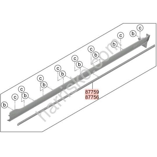 НАКЛАДКА ПОРОГА НАРУЖНАЯ ЛЕВАЯ НА HYUNDAI SANTAFE MX5 87751P6000CA