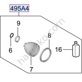 ПЫЛЬНИК ШРУСА НАРУЖНОГО НА KIA CARNIVAL KA4 2023- 495A4R0200