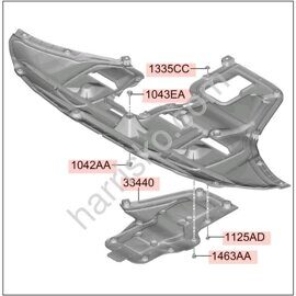 ЗАЩИТА ДВИГАТЕЛЯ НА HYUNDAI TUCSON NX4 29110N9000